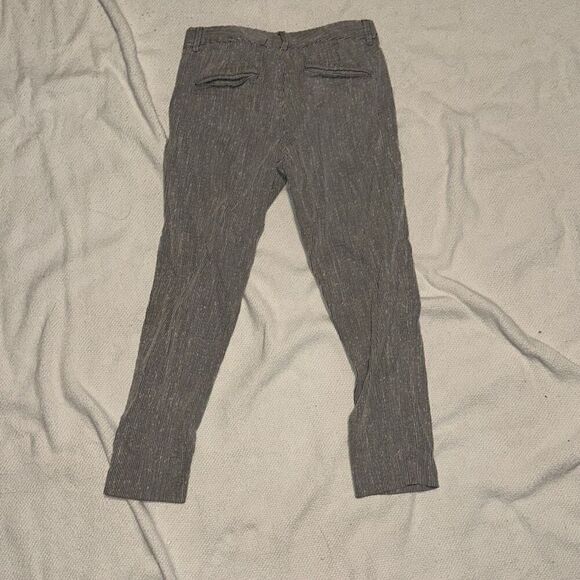 Theory pinstripe cropped cigarette pants | Sz 4 - Picture 5 of 5